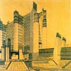 Antonio Sant'Elia, disegni per una città futurista, 1914