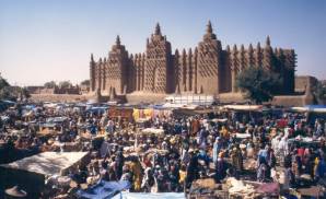 Il mercato e la grande moschea