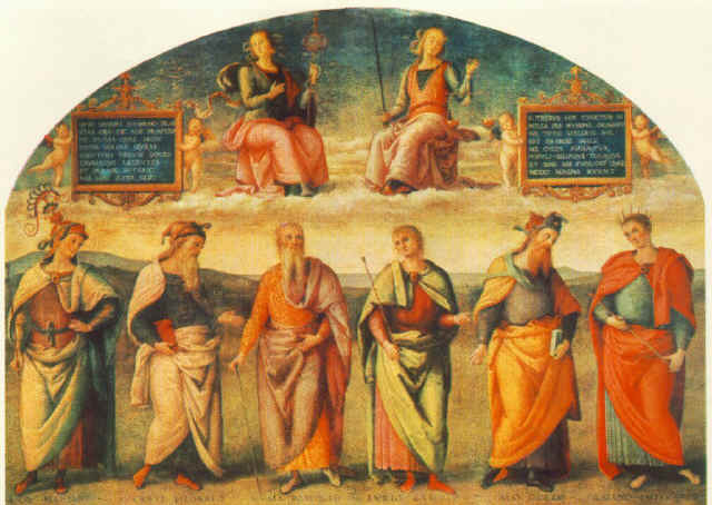 [Prudenza e Giustizia, Pietro Perugino, 1497]