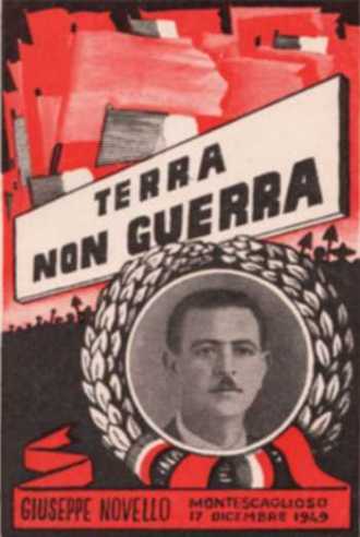 Giuseppe Novello ucciso dalla polizia il 17 Dicembre 1949