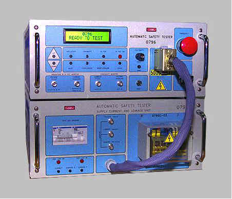 Sistema automatico per prove di sicurezza elettrica LAEL 0796