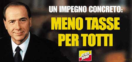 Berlusconi - Meno tasse...