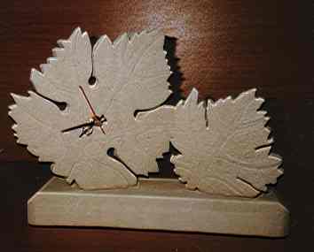 orologio foglie piccolo art.181a