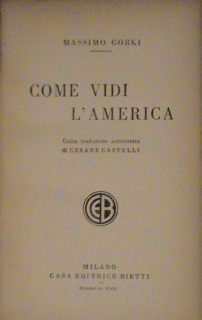 Massimo Gorki, Come vidi l'America, 1928