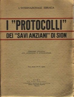 (da sostituire)Giovanni Preziosi,I Protocolli dei Savi Anziani di Sion, 1938