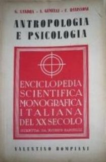 LANDRA, GAMELLI, BASSINONI, Antropologia e psicologia, 1940