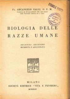 Arcangelo Galli, Biologia delle razze umane, 1944