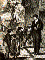 Illustrazione tratta dal romanzo "Oliver Twist" di Ch. Dickens