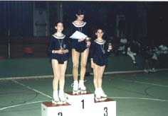 Il podio Campionati Provinciali 2000 esercizi Obbligatori