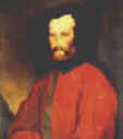 Giuseppe Garibaldi (Gallino Gaetano) Olio su tela, Genova 1848, originale all'Ist. Mazziniano