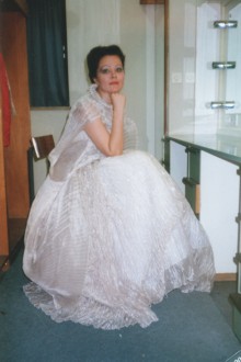 Fotografia di Natalia Valli in abito di scena G. Donizetti [ Lucia di Lammermoor ]
