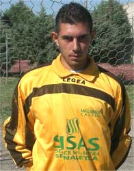 Giuseppe Calia, portiere del Miglionico Calcio