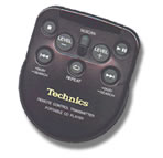 the Technics SL-XP505 remote transmitter