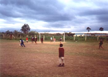 Partita di calcio dei bambini