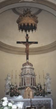 Altare maggiore della chiesa di S.Agostino