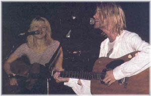 Kurt Cobain e Courney Love