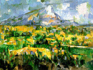 Paul Czanne, Mont Sainte-Victoire, Philadelphia, painted 1902-04, 70cm x 89.5cm