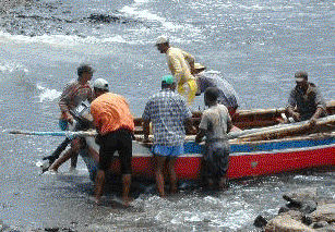 Fishermen, Santo Antao, Cape Verde