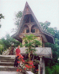 Toba Batak house, Ambarita, Lake Toba, Sumatra *CLICKABLE*