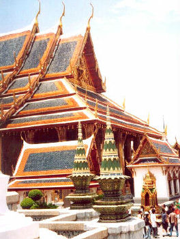 Royal Palace (Pra Sri Rattana, Temple of the Jade Buddha), Bangkok