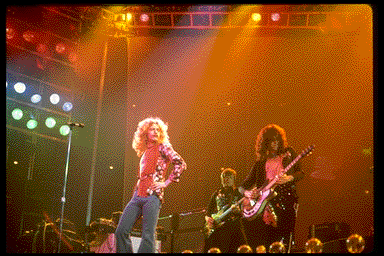 Led Zeppelin On Stage