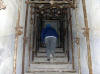 Convento francescano: scalinata che porta alle celle e ai dormitori