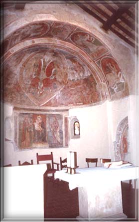 Affreschi dell'abside della chiesa