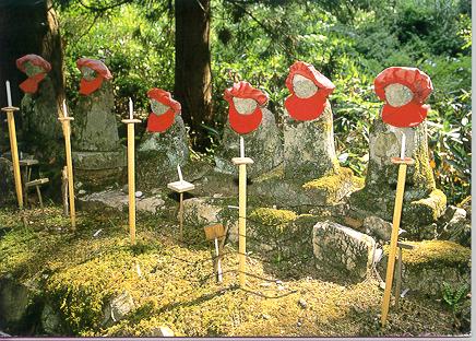Six Jizo Statues: Nagano
