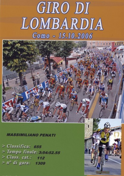 2006 al 'Lombardia' con classifica e tempo