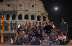 I pattinatori conquistano il Colosseo