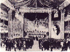 Una stampa sul IV congresso dei cattolici italiani nel 1877