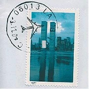 Curioso francobollo con timbro 11-3-2001