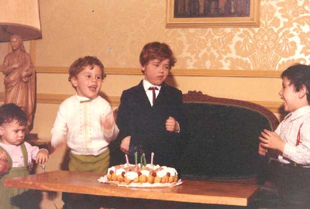 Da sinistra: Claudia, Stefano e Pietro Musilli; a destra, Massimigliano Ulissi