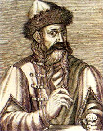 Johannes Gutenberg, 1397-1468, l'inventore della stampa a caratteri mobili.