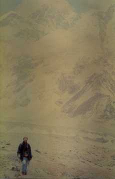 Sullo sfondo l' EVEREST: foto scattata dal Kala Pattar a 5.545 metri