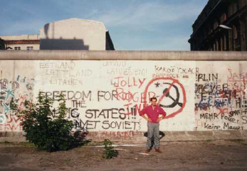 Muro di Berlino nell'agosto 1988