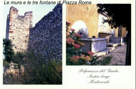 Le mura e le tre fontane di Piazza Roma