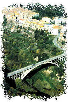 Ponte moderno e Blera dall'alto