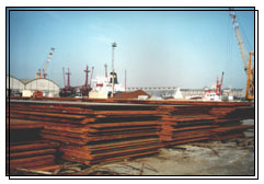 steel plates, quantity and quality control
