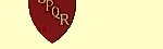 Римград - Рим, Италия и Ватикан. SPQR герб Рима, столицы Италии