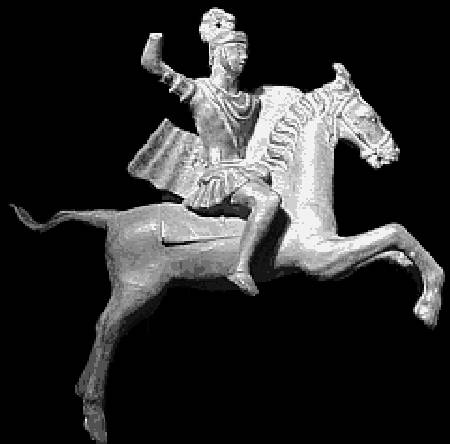 Cavaliere romano originale ritrovato nella zona di Orange, provenza