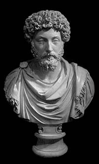 Marco Aurelio, copia romana di busto della seconda met del  II secolo, creata appositamente per la successione ad 
Antonino Pio