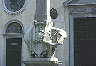 St. Maria sopra Minerva, detail of Obelisk
