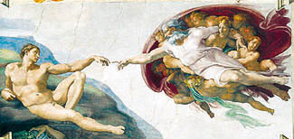 Sistine Chapel, detail of the ceiling