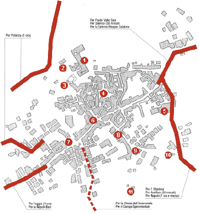 Mappa di S. Andrea di Conza