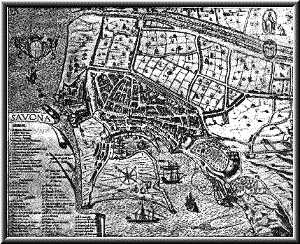 antica mappa del porto