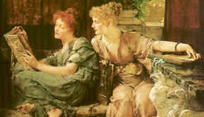 SIR LAWRENCE ALMA-TADEMA, Comparisons, 1892, (partic.) olio su tela (Cincinnati Art Museum)