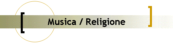 Musica / Religione