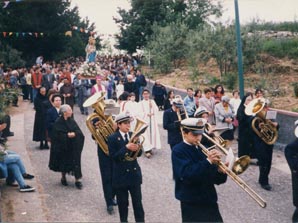 Banda Musicale a Lanusei nel 2000