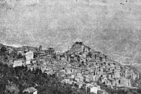 Panorama dalla Badia - Foto tratta dal libro " Usi e costumi della vecchia Sgurgola " di Menotti Morgia